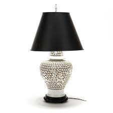 Chinese Reticulated Blanc de Chine Ginger Jar Table Lamp ...