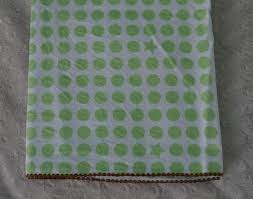 Swaddle Designs Baby Blanket Green White Polka Dot Circle ...