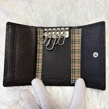 Unused Grade ✨ BURBERRY Burberry Nova Check Key Case ...