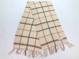 Vintage Balmain Paris Wool Scarf: Checkered Winter Muffler ...