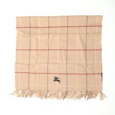 Vintage Burberry Nova Check Wool Scarf - A Retro Tale
