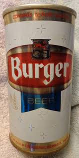 Burger Beer Can by Hudepohl, Cincinnati, OH...Pull Tab ...