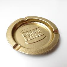 Vintage BURGER KING Metal Ashtray Fast Food Restaurant ...