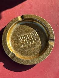 BURGER KING Metal Ashtray Fast Food Restaurant ...
