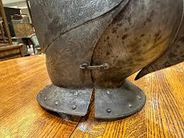 Sold at Auction: Very Rare Damascus Steel Crusader's Helmet