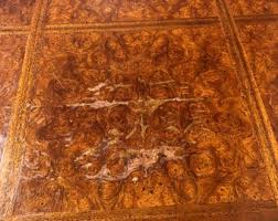 Vintage Drexel Large Burled Wood Square Coffee Table- 42" X ...