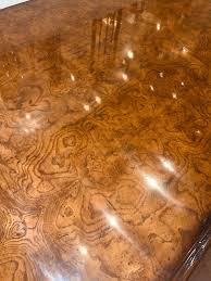 Theodore Alexander Transitional Burl Wood Dining Table ...