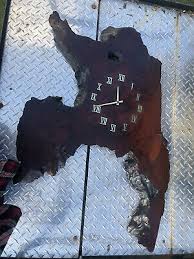 Handmade Cypress Wood Clock - 38” | eBay