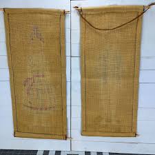 Vintage Swedish Burlap Tapestry Wall Hanging Folk Art Hand Painted Boy & Girl | eBay