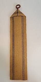 Vintage Folding Wooden Yardstick and Holder Wall Hanging Burlap Retro Fruit | eBay