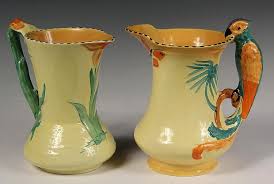 Lot - (2) ENGLISH ART POTTERY VASES - Vintage 1930's ...