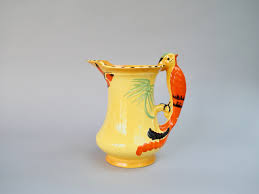 Jug, Burleigh Ware, Parrot, Butterfly, Palm Tree, Vintage ...