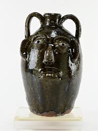 Sold at Auction: Burlon Craig, Burlon Craig Vale N.C. Folk Pottery Face Jug
