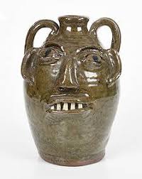 Sue Gerard (columbia, Mo 1914 1989) Stoneware Face Jug