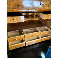 Mid 19th Century Walnut and Mahogany Secretaire | Chairish