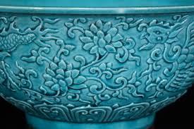 Collectable Art Handmade Painting Blue Glaze Porcelain ...