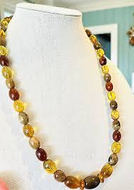 99+ MYO Burmite Burmese Amber Necklace w Multi Color Beads 60.3g | eBay