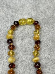 GENUINE BALTIC Amber Stone Necklace. MULTICOLOR Amber Necklace 43 Cm/16.9 Inch | eBay Australia