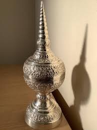 Handmade Burmese Buddhist Offering Bowl Silver Colour. - Etsy