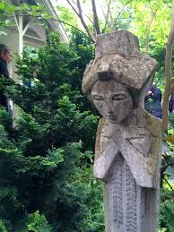 Mid-20th Century Carved Wooden Gilt Standing Thai Buddha Statues, Set of 4 For Sale at 1stDibs