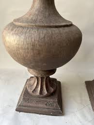 Pair of finials urns by Austin sculptures 1999 | eBay