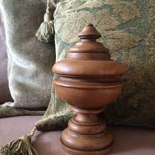 A Classic Staircase Finial in Patinated Hardwood - French ...