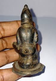 Sacred Serenity: Antique Silver Lord Hanuman Shri Ram ...