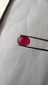 Natural Burma Ruby Loose Gemstone 7 Ct Oval Cut, July ...