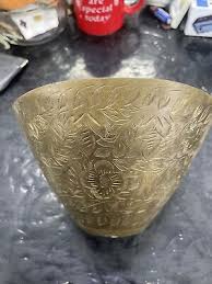 Vintage Brass flower pot India 701ES | eBay