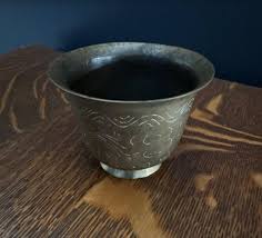 Small Carved Brass Bowl - Sea Serpent Design - Made in China ...