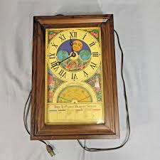 Mechtronics Fairfield Planter's Clock 15"x10.25"x4" VTG ...