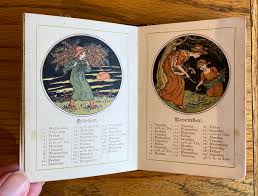 Almanack for 1890 by Greenaway, Kate: Hard Cover (1884) First Edition. | James M Pickard, ABA, ILAB, PBFA.