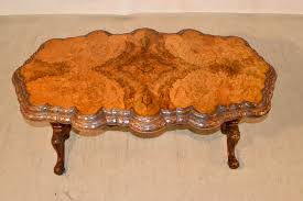 19th Century English Burl Walnut Table | Chairish