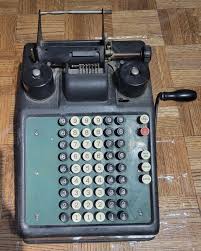 1920s Vintage Burroughs Portable Adding Machine Calculator ...