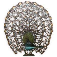 Sold at Auction: Mid Century "Burwood Inc" Peacock Wall Plaques
