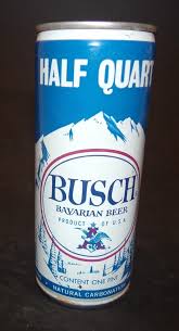 Busch Bavarian Beer One Pint Can Flat Top Pull Tab 60s/70s RARE | eBay