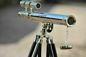 27'' Nautical Antique Double Barrel Navy Telescope With ...