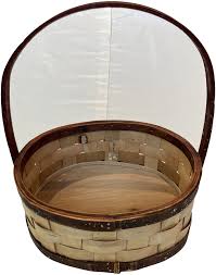 Holiday Wicker Woven Basket 11"x13" Handle Red Green ...