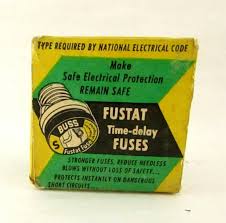 NOS Buss FUSTAT Type 3 S 25 Amp Fuse Dual Element Time Delay ...