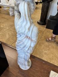 Carved Marble Figurative Pedestal | From Europe To You