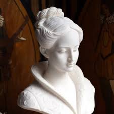 Bust of a Lady A. Giannelli French Bust Ivorine Statue Neoclassical Alabaster Marble - Etsy UK