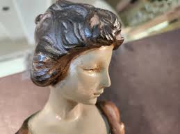 LUCA MADRASSI STATUE PREMIER CHAGRIN DER ERSTE KUMMER CHALKWARE RARE ANTIQUE21"H | eBay