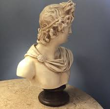 Large Vintage Sculpted Bust Of Apollo Belvedere | eBay