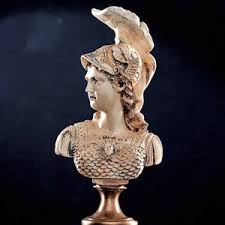 Athena/minerva Bust; Statue of the Greek and Roman Goddess of War - Etsy UK