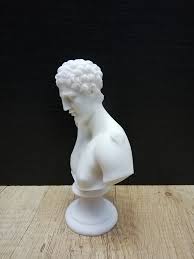 Hermes of Praxiteles Bust Head Ancient Greek Roman God 15.5cm-6.1in Marble & Cast Alabaster Handmade Statue Statue - Etsy Canada