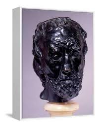 Head of Man with Nose Broken Sculpture by Auguste Rodin ...