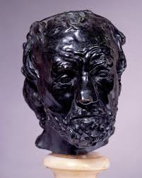 Head of Man with Broken Nose by Auguste Rodin