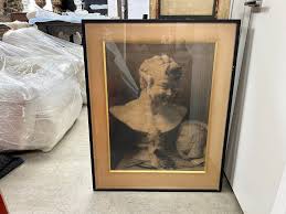 19th Century French Framed Academic Drawing | Chairish