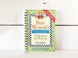 Vintage Hardcover Spiral Edition of Busy Woman's Slow Cooker ...