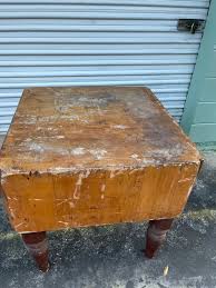 Antique Butcher Block, Farmhouse Decor, Butcher Block Table, Kitchen Island, Cutting Board Table, Kitchen Table, Primitive Rustic Table - Etsy Sweden